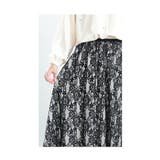 華やかレースが浮き立つエレガントなフレアスカート レディース ファッション | Sawa a la mode | 詳細画像15 