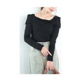 デコルテ美人見えなリボンカラーニットトップス レディース ファッション | Sawa a la mode | 詳細画像18