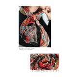 付けるだけで首元を華やげる大人の総柄ストール レディース ファッション | Sawa a la mode | 詳細画像12