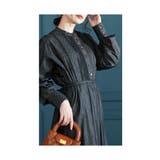 着映えるきちんと感デニム風シャツワンピース レディース ファッション | Sawa a la mode | 詳細画像18