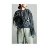 スイートにこなれるチュールフリル袖トレーナー レディース ファッション | Sawa a la mode | 詳細画像19