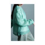 女っぽアクティブな着こなし重なるシフォントレーナー レディース ファッション | Sawa a la mode | 詳細画像7