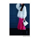 女っぽアクティブな着こなし重なるシフォントレーナー レディース ファッション | Sawa a la mode | 詳細画像15