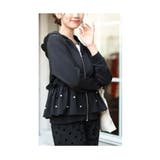 艶めくパールが可愛いペプラムパーカー レディース ファッション | Sawa a la mode | 詳細画像10