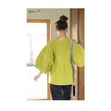 ふんわりボリューム袖のペプラムプルオーバートップス レディース ファッション | Sawa a la mode | 詳細画像7