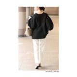 ふんわりボリューム袖のペプラムプルオーバートップス レディース ファッション | Sawa a la mode | 詳細画像12