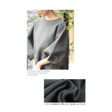 ふんわりボリューム袖のペプラムプルオーバートップス レディース ファッション | Sawa a la mode | 詳細画像15