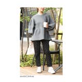 ふんわりボリューム袖のペプラムプルオーバートップス レディース ファッション | Sawa a la mode | 詳細画像19