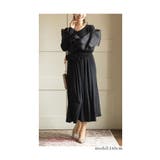 艶やかベールを纏った切替フレアワンピース レディース ファッション | Sawa a la mode | 詳細画像19 