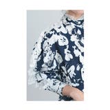 パンチングレース流れる花シルエットブラウストップス レディース ファッション | Sawa a la mode | 詳細画像15 