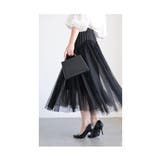 ふわり靡くチュールが可愛い切替プリーツスカート レディース ファッション | Sawa a la mode | 詳細画像13