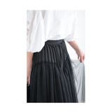ふわり靡くチュールが可愛い切替プリーツスカート レディース ファッション | Sawa a la mode | 詳細画像15