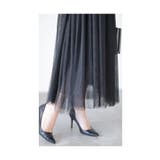 ふわり靡くチュールが可愛い切替プリーツスカート レディース ファッション | Sawa a la mode | 詳細画像16