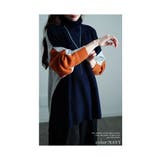 たちまち洒落感ブロック配色タートルニット レディース ファッション | Sawa a la mode | 詳細画像9