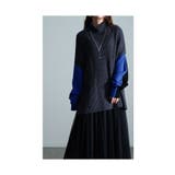 たちまち洒落感ブロック配色タートルニット レディース ファッション | Sawa a la mode | 詳細画像18