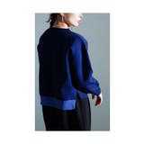 スパイス加えるパレット配色ニットブルゾン レディース ファッション | Sawa a la mode | 詳細画像7