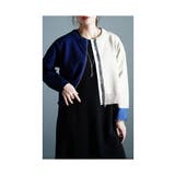 スパイス加えるパレット配色ニットブルゾン レディース ファッション | Sawa a la mode | 詳細画像10