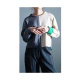 スパイス加えるパレット配色ニットブルゾン レディース ファッション | Sawa a la mode | 詳細画像15