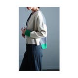 スパイス加えるパレット配色ニットブルゾン レディース ファッション | Sawa a la mode | 詳細画像16