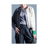 スパイス加えるパレット配色ニットブルゾン レディース ファッション | Sawa a la mode | 詳細画像18
