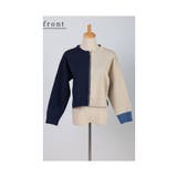 スパイス加えるパレット配色ニットブルゾン レディース ファッション | Sawa a la mode | 詳細画像20