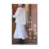 後ろ姿が上品に映えるバックプリーツ切り替えブルゾン レディース ファッション | Sawa a la mode | 詳細画像3