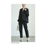 後ろ姿が上品に映えるバックプリーツ切り替えブルゾン レディース ファッション | Sawa a la mode | 詳細画像18