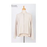 後ろ姿が上品に映えるバックプリーツ切り替えブルゾン レディース ファッション | Sawa a la mode | 詳細画像20