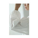 目を惹くふんわり袖の異素材ドッキングトップス レディース ファッション | Sawa a la mode | 詳細画像9
