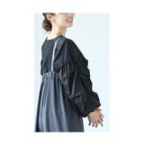 目を惹くふんわり袖の異素材ドッキングトップス レディース ファッション | Sawa a la mode | 詳細画像15