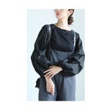 目を惹くふんわり袖の異素材ドッキングトップス レディース ファッション | Sawa a la mode | 詳細画像19