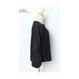 目を惹くふんわり袖の異素材ドッキングトップス レディース ファッション | Sawa a la mode | 詳細画像21