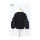 目を惹くふんわり袖の異素材ドッキングトップス レディース ファッション | Sawa a la mode | 詳細画像22