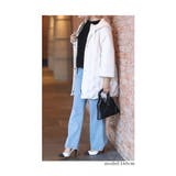 サマになる異素材ドッキングキルティングダウンコート レディース ファッション | Sawa a la mode | 詳細画像12