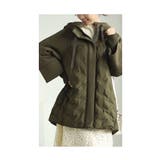 サマになる異素材ドッキングキルティングダウンコート レディース ファッション | Sawa a la mode | 詳細画像19