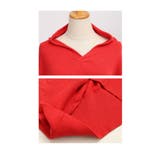綺麗めリラクシーなカシュクールネック綿ニットトップス レディース ファッション | Sawa a la mode | 詳細画像23