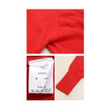 綺麗めリラクシーなカシュクールネック綿ニットトップス レディース ファッション | Sawa a la mode | 詳細画像24
