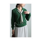 綺麗めにまとめるスカーフ付きニットトップス レディース ファッション | Sawa a la mode | 詳細画像10