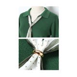 綺麗めにまとめるスカーフ付きニットトップス レディース ファッション | Sawa a la mode | 詳細画像23