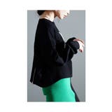 ラフな抜け感を演出するプリントスウェットトップス レディース ファッション | Sawa a la mode | 詳細画像17