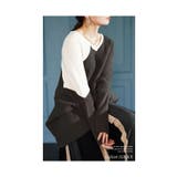 ワザあり着痩せテク配色ドルマンリブニット レディース ファッション | Sawa a la mode | 詳細画像12