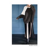 ワザあり着痩せテク配色ドルマンリブニット レディース ファッション | Sawa a la mode | 詳細画像15