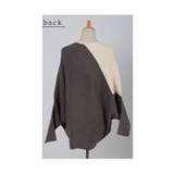 ワザあり着痩せテク配色ドルマンリブニット レディース ファッション | Sawa a la mode | 詳細画像22