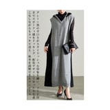 ケーブル編みで旬顔にフーディニットワンピース レディース ファッション | Sawa a la mode | 詳細画像6 