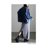ネオンのスパイスが今っぽいリブニットスカート レディース ファッション | Sawa a la mode | 詳細画像8