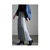 ネオンのスパイスが今っぽいリブニットスカート レディース ファッション | Sawa a la mode | 詳細画像19