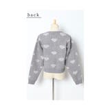 乙女心を鷲掴むラメハート柄カーディガン レディース ファッション | Sawa a la mode | 詳細画像22 