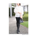 浮き上がる花シルエットのシアーシャツブラウス レディース ファッション | Sawa a la mode | 詳細画像10