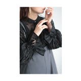 浮き上がる花シルエットのシアーシャツブラウス レディース ファッション | Sawa a la mode | 詳細画像16