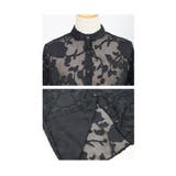 浮き上がる花シルエットのシアーシャツブラウス レディース ファッション | Sawa a la mode | 詳細画像23